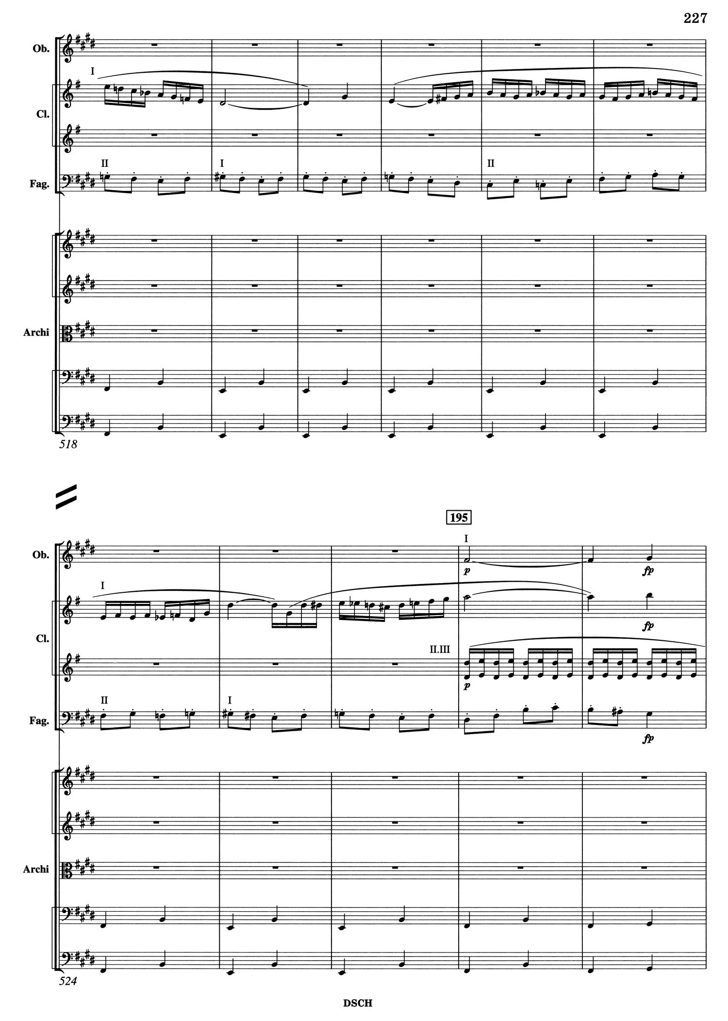 IV. Andante—Allegro - 1 bar before Rehearsal 192 to bar 5 of